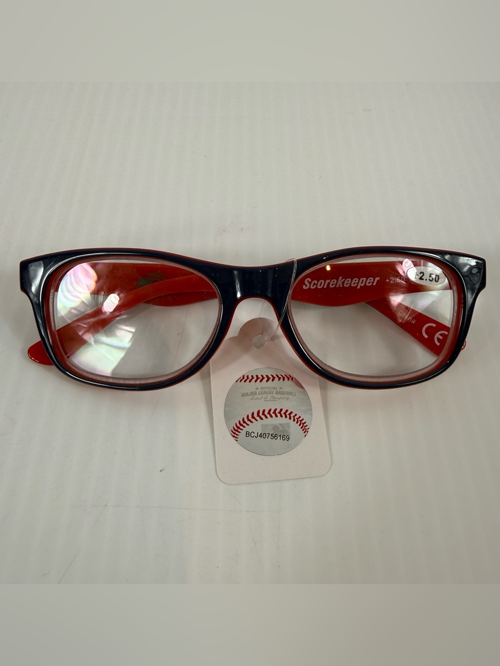 Toronto Blue Jays Reading Glasses +2.50 MLB Baseball Blue Red Plastic Frames